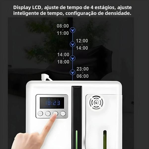 Imagem de Difusor de Perfume Sem Água com Bluetooth - 160ml - Montado na Parede