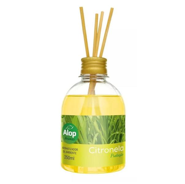 Imagem de Difusor De Varetas Aroma Citronela Alop Aromas 250ml