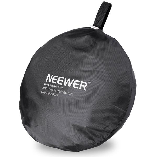 Difusor refletor de luz Neewer 110cm 5 em 1 com bolsa Imagem de Difusor refletor de luz Neewer 110cm 5 em 1 com bolsa