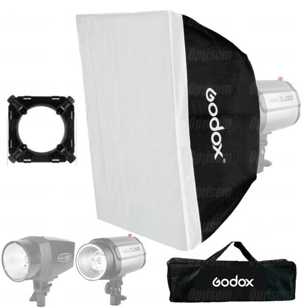 Difusor Softbox Universal Para Flash De Estudio 60x60 Cm - Godox Imagem de Difusor Softbox Universal Para Flash De Estudio 60x60 Cm