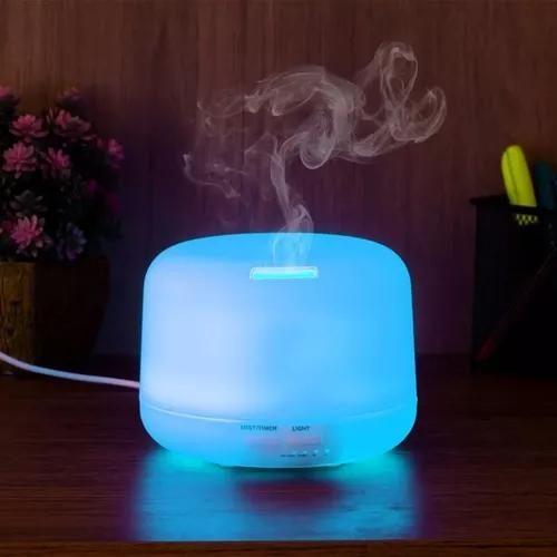 Imagem de Difusor Umidificador De Ar Aromatizador Usb Com Led Abajur