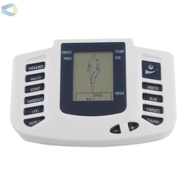 Imagem de Digital eletrônico corpo pulso massagem muscular relaxar estimulador acupuntura terapia máquina fisioterap