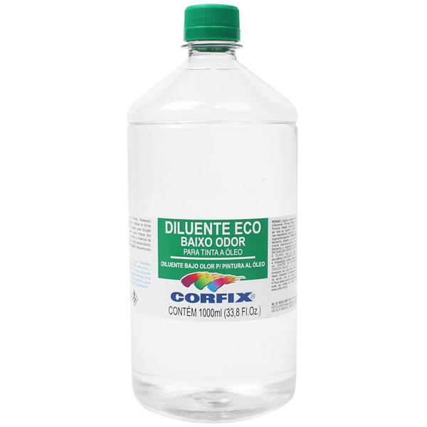 Imagem de Diluente De Eco Sem Cheiro Corfix 1000ml Pintura Tinta Óleo