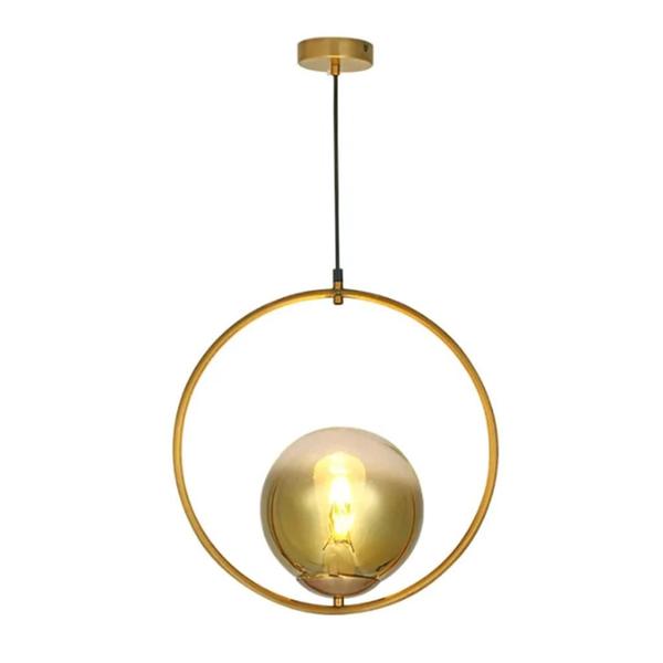 Imagem de Dinamica Pendente Dcd02012 P/1 Lamp E27 Dourado