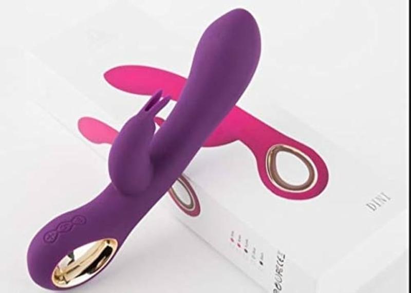 Imagem de Dini Rabbit Vibrator Ponto G com 10 Modos de Vibração e Alça 3R Import