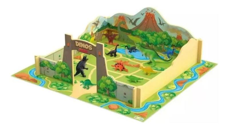 Imagem de Dinos Park Playset Animais Para Montar Junges