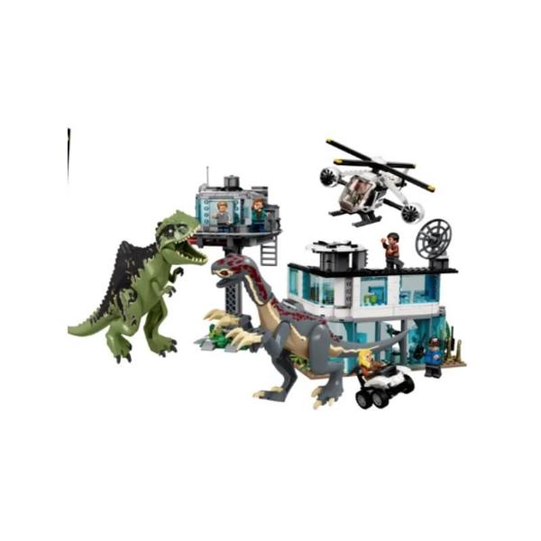 Imagem de Dinosaur World Inductive Rex, Presente das Crianças Decorativas, Ankylosaurus, MOC 75941, 537Pcs