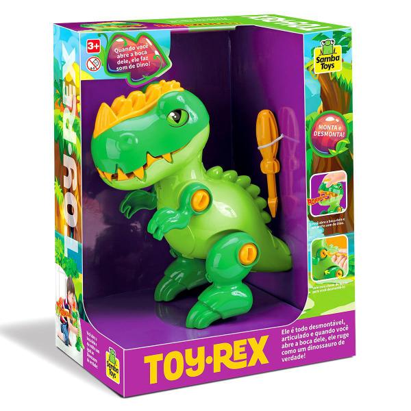 Imagem de Dinossauro Articulado Com Som Toy Rex - Samba Toys