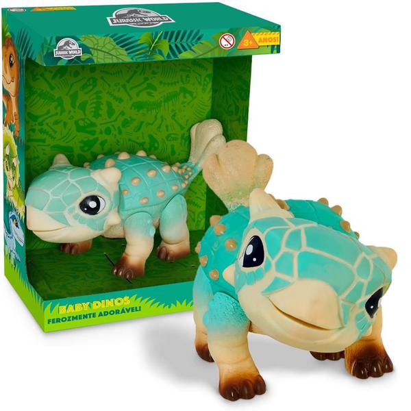 Imagem de Dinossauro Articulado Dino Baby Bolota Bumpy Jurassic World - Pupee