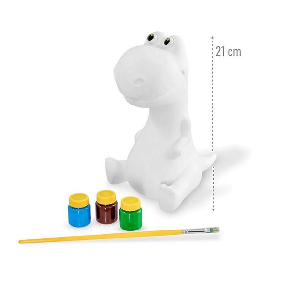 Imagem de Dinossauro Bebê Baby Rex Para Pintar Com Guache - Adijomar