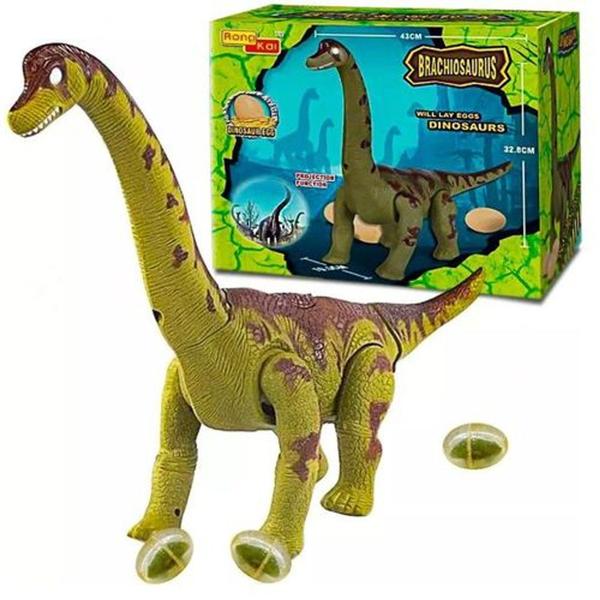 Imagem de Dinossauro Brinquedo Bota Ovo, Anda Tem Sons Luzes