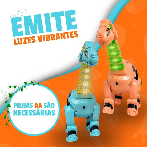 Imagem de Dinossauro Brinquedo Grande Bota Ovo Som Luz E Movimento