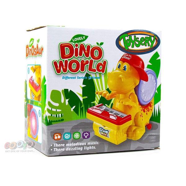 Imagem de Dinossauro Brinquedo Infantil Baby Musical e Luz Colorido.