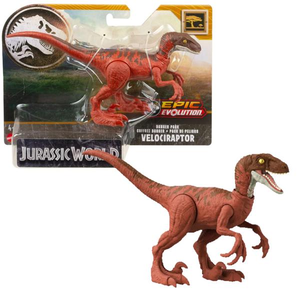 Imagem de Dinossauro Brinquedo Jurassic World Velociraptor Vermelho Mattel