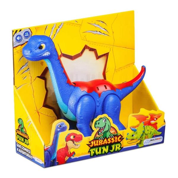 Imagem de Dinossauro Brontossauro Brutus com Som Jurassic Fun Jr - Multikids