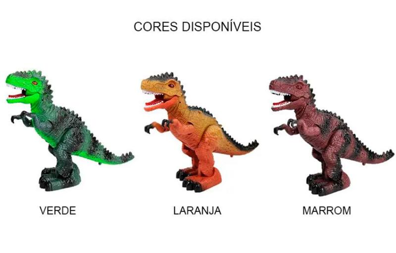 Imagem de Dinossauro Com Luz e Som 1616 - CUTE TOYS