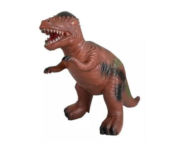 Imagem de Dinossauro De Brinquedo Grande Com Sons De Borracha Macio.