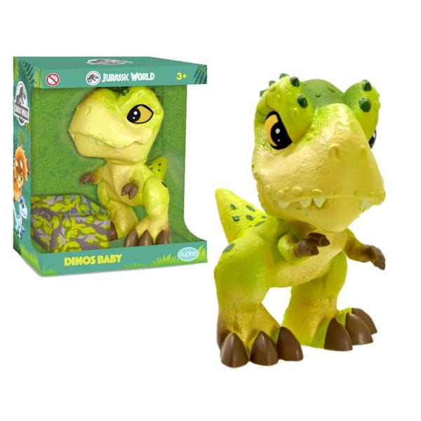 Imagem de Dinossauro de Brinquedo Infantil Emborrachado T Rex Pupee