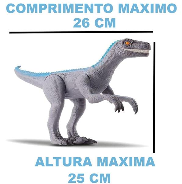 Imagem de Dinossauro De Brinquedo Velociraptor Dinoisland Articulável  