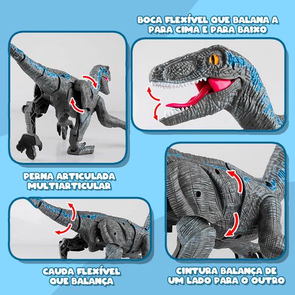 Imagem de Dinossauro De Controle Remoto Com Sons E Luzes - Zoop Toys