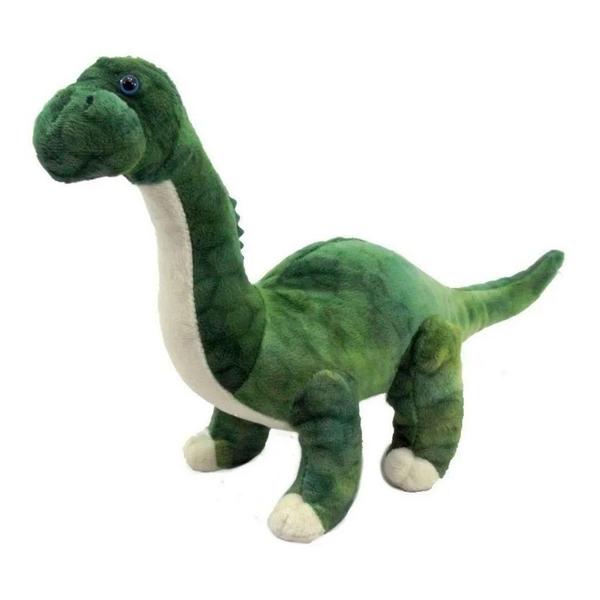 Imagem de Dinossauro De Pelúcia Verde 27 Cm Altura