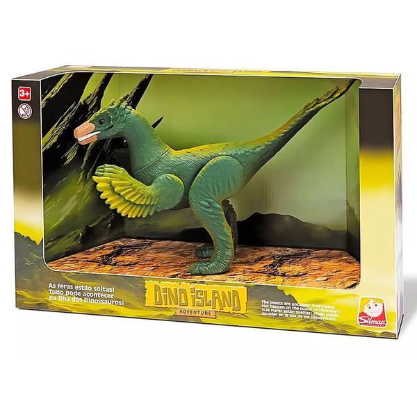 Imagem de Dinossauro Deinonychus 20cm Brinquedo Articulado Em Vinil