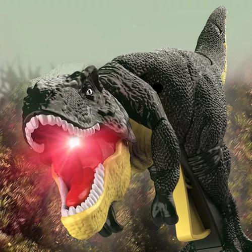 Imagem de Dinossauro Dino Aperte Gatilho Se Mexe T-rex Som Luz