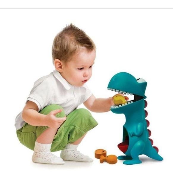 Imagem de Dinossauro Dino Papa Tudo Brinquedo Didático Acessórios Elka