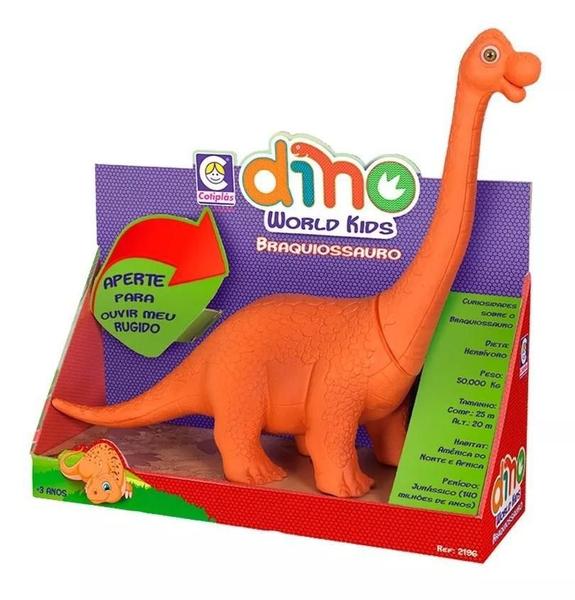 Imagem de Dinossauro Dino World Kids Braquiossauro Cotiplás