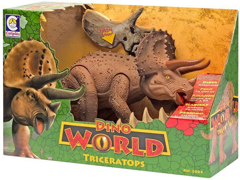 Imagem de Dinossauro Dino World Triceratops Emite Som - Cotiplás