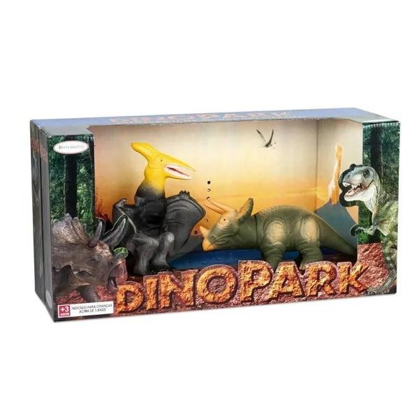 Imagem de Dinossauro Dinopark Dupla De Dino 618 - Bee Toys