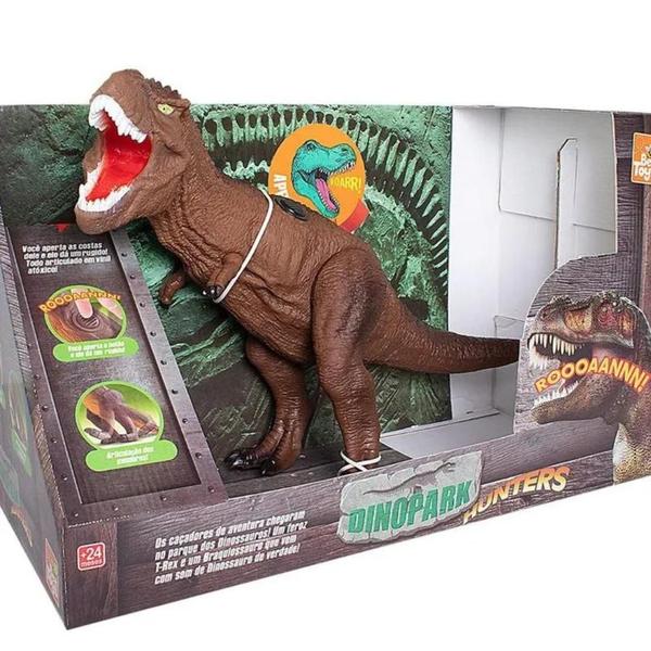 Imagem de Dinossauro Dinopark Hunters T- Rex Com Som 681 Bee Toys