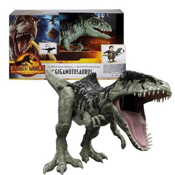 Imagem de Dinossauro Giganotosaurus 115cm Jurassic World 4+GWD68Mattel