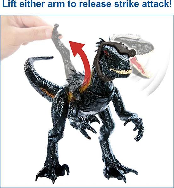 Imagem de Dinossauro Indoraptor - Track 'n Attack - Jurassic World - Dino Trackers - Mattel