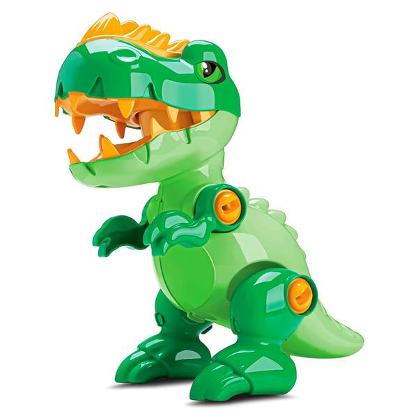 Imagem de Dinossauro Infantil Montável Toy Rex Interativo Divertido Com Chave De Fenda Samba Toys