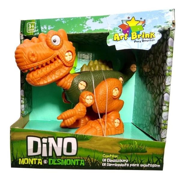 Imagem de Dinossauro Infantil Para Montar E Desmontar Com Ferramenta