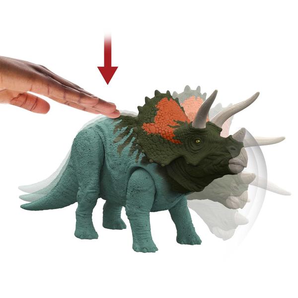 Imagem de Dinossauro Jurassic World c/ Som - Ruge e Ataca - Campo Cretáceo Dino Escape - Mattel