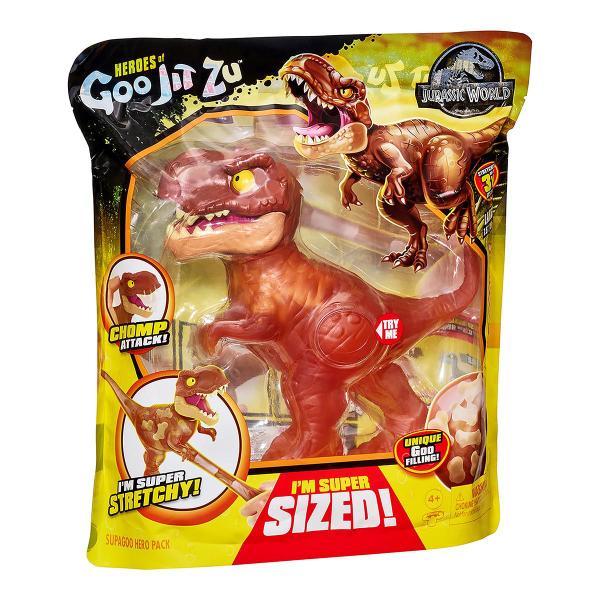 Imagem de Dinossauro Jurassic World Supagoo T. Rex - Goo Jit Zu Heróis 20,5cm Sunny- 3163