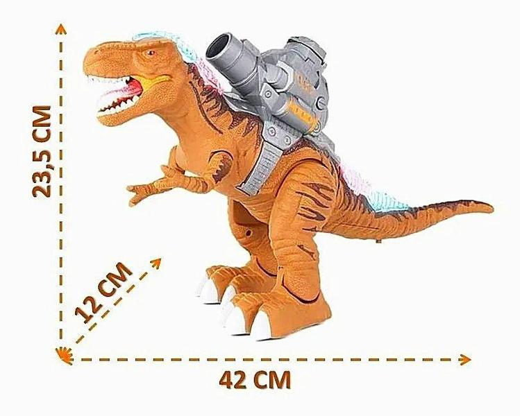 Imagem de Dinossauro Musical de Brinquedo Lança Bolas com Som e luzes