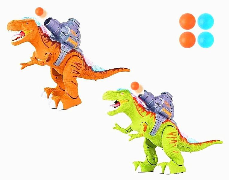 Imagem de Dinossauro Musical de Brinquedo Lança Bolas com Som e luzes