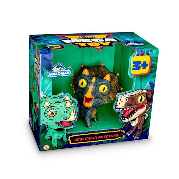 Imagem de Dinossauro Pop Triceratops Mega Toy Vinil Coleção Grande - Adijomar