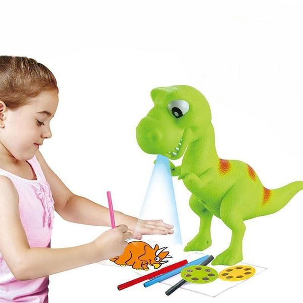 Imagem de Dinossauro Projetor de imagens Educativo Desenhar Colorir Dino