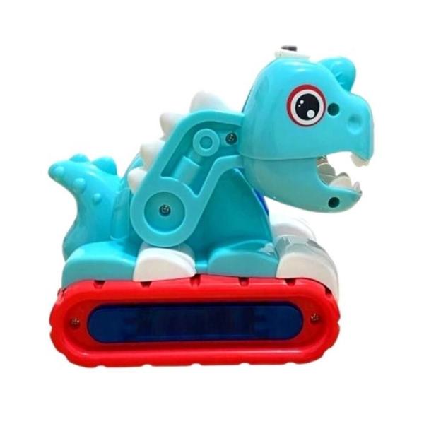 Imagem de Dinossauro Rex Construtor Robô Led Toca Musica