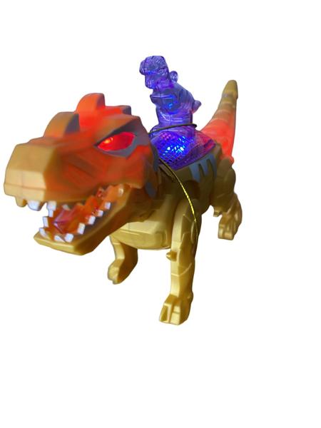 Imagem de Dinossauro robô de brinquedo com luzes led e com som