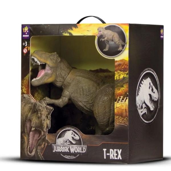 Imagem de Dinossauro T-Rex Boneco Gigante Jurassic World Articulado