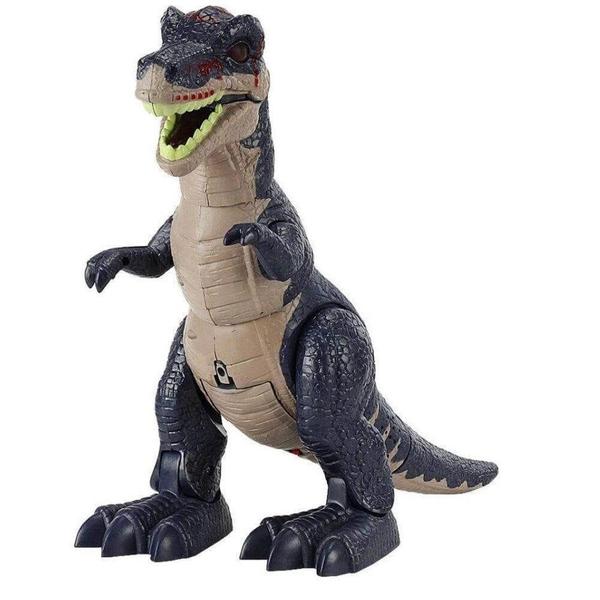 Imagem de Dinossauro t-rex com som e movimento 30cm bbr