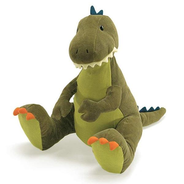 Imagem de Dinossauro T-Rex Gund Tristen T-Rex de 33 cm de veludo cotelê verde