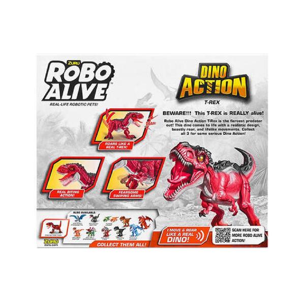 Imagem de Dinossauro T-Rex Robo Alive Zuru Dino Action