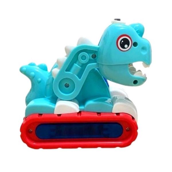 Imagem de Dinossauro T-Rex Robo Construtor Led  Solta Fumaça