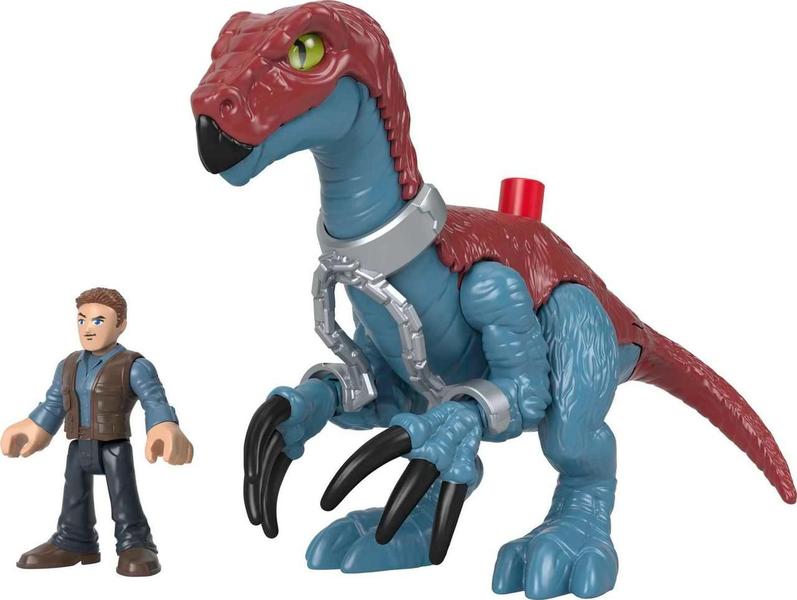 Imagem de Dinossauro Therizinosaurus E Owen Jurassic World - Mattel